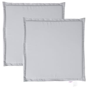 vidaXL Vrtne podloge za sjedalo 2 kom svjetlosive 45x45x2cm četvrtaste