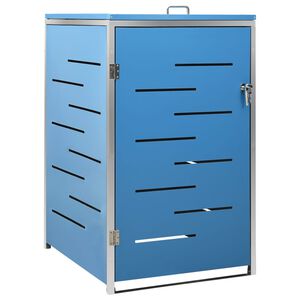 vidaXL Spremi&scaron;te za kantu za smeće 69x77,5x115 cm nehrđajući čelik