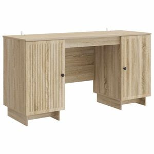 vidaXL Stol Hrast sonoma Konstruirano drvo 142,5 x 50 x 75 cm
