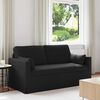 vidaXL Sofa 140cm Crna Metal
