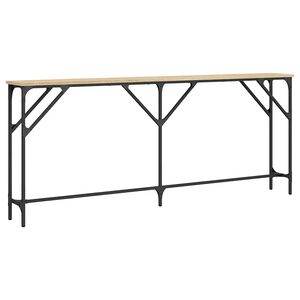 vidaXL Konzolni stol boja hrasta sonome 180x23x75 cm konstruirano drvo