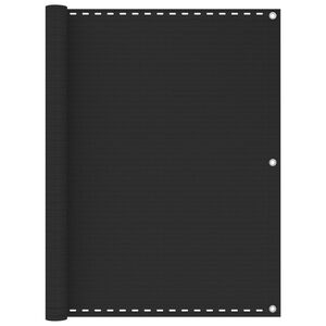 vidaXL Balkonski zastor antracit 120 x 300 cm HDPE