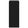 vidaXL Polica Crni hrast 60 x 30 x 76.5 cm Konstruirano drvo