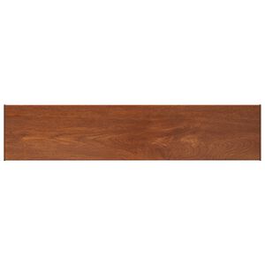 vidaXL Prozorska klupčica Smeđe drvo 160 x 35 x 4,5 cm PVC