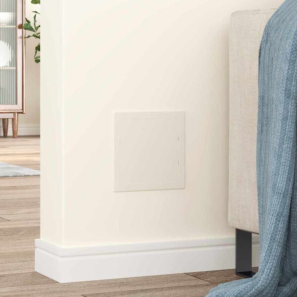 vidaXL Paneli za pristup 2 pcs Bijelo 15 x 15 cm ABS plastika