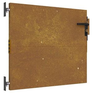 vidaXL Vrtna vrata 85 x 125 cm od čelika COR-TEN