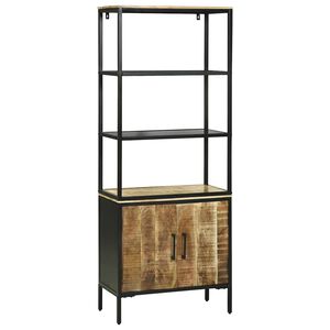 vidaXL Highboard Smeđa 70 x 35 x 180 cm Čvrsto drvo manga