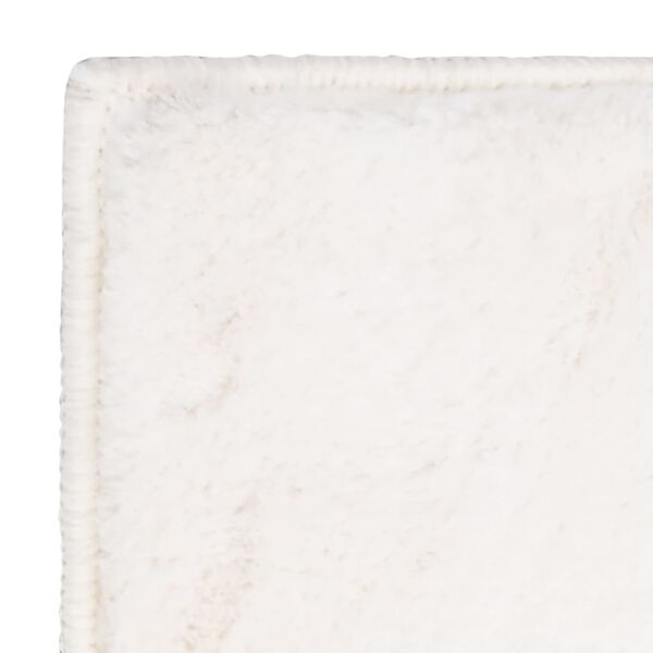 vidaXL Tepih od umjetnog zečjeg krzna 200 x 300 cm krem