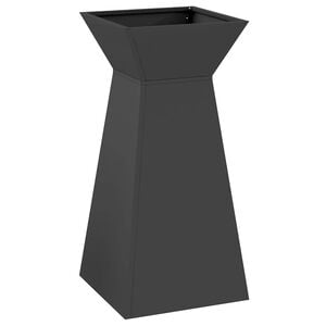 vidaXL Stup saksija Crna 35 x 35 x 73 cm