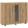 vidaXL Drveni ormar s pohranom Umjetnički hrast 88,5 x 30,5 x 73 cm