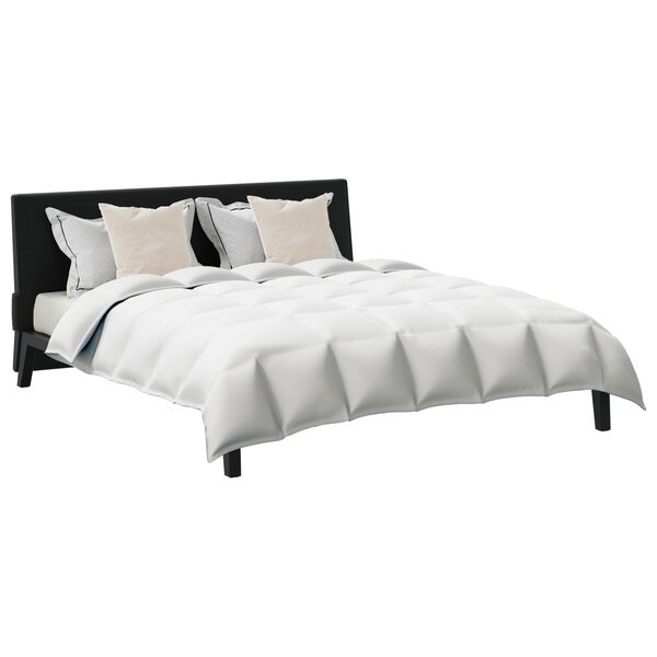 vidaXL Set deka s jastukom 3 pcs Bijelo Perje