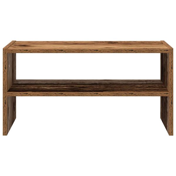 vidaXL Stalak za cipele koji se može složiti staro drvo 60x30x30,5 cm