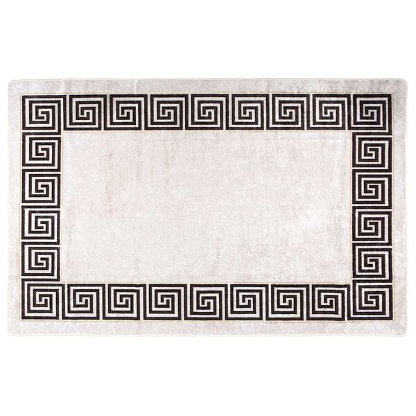 vidaXL Perivi tepih 160 x 230 cm svjetlobež