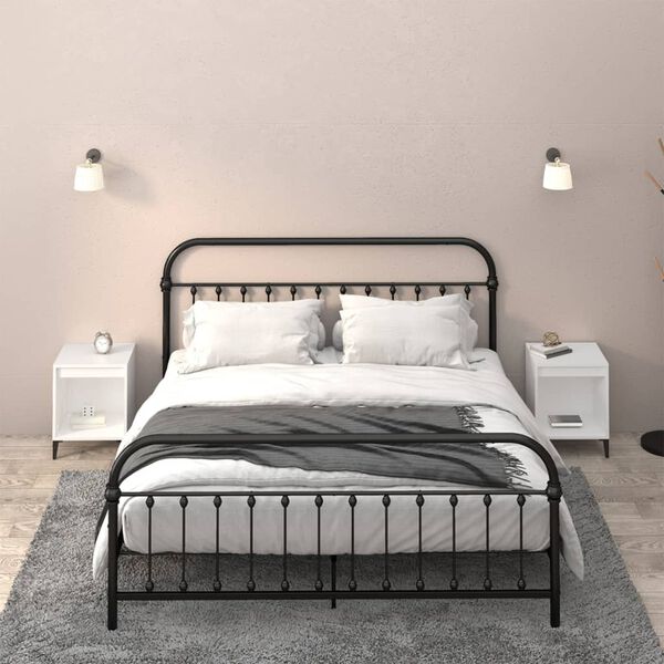 vidaXL Noćni ormarići 2 kom Bijela 40x35x50 cm