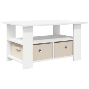 vidaXL Kava Stol Bijelo 77 x 55 x 42 cm Konstruirano drvo