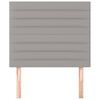vidaXL Uzglavlje svijetlosivo 90x5x118/128 cm tkanina