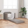 vidaXL Krevet na razvlačenje 60cm Sivo-smeđa tkanina