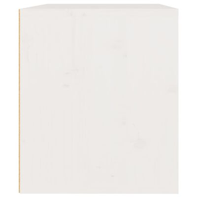 vidaXL Zidni ormarić bijeli 45 x 30 x 35 cm od masivne borovine