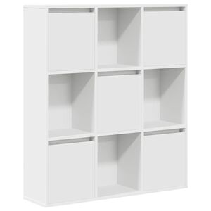 vidaXL Regal za knjige bijeli 89x24x101,5 cm od konstruiranog drva
