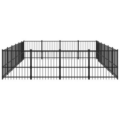 vidaXL Vanjski kavez za pse čelični 22,58 m²