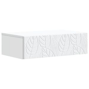 vidaXL Stolna montirana na zid Bijela 59 x 34,5 x 17 cm