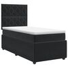 vidaXL Boxspring krevet s madracem Crna 80 x 200 cm Bar&scaron;un
