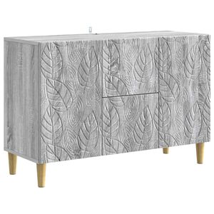 vidaXL Kreveta Siva Sonoma 89 x 34,5 x 60 cm Konstruirano drvo
