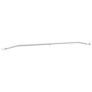 vidaXL Kuka za platna za prikolice Srebrna 102-155 cm Aluminij