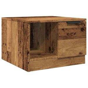 vidaXL Stolić za kavu boja staro drvo 50x50x36 cm konstruiranog drva