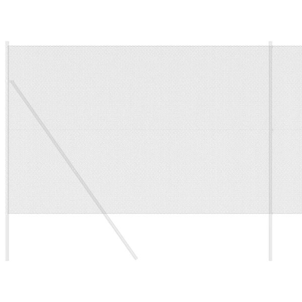 vidaXL Heksagonalna ograda Siva 1.6 x 50 m Čelik