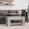 vidaXL Stolić za kavu boja hrasta 101 x 49 x 52 cm konstruirano drvo