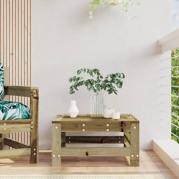 vidaXL Vrtni tabure od impregnirane borovine