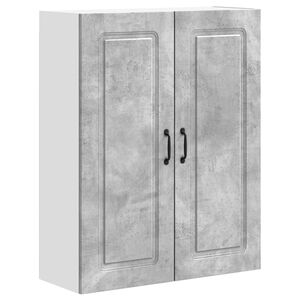 vidaXL Ploča za perilicu posuđa Kalmar Betonski sivi 80 x 31 x 100 cm