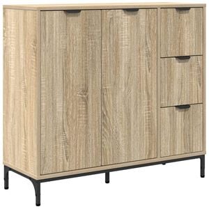 vidaXL Kreveta Sonoma hrast 89,5 x 33 x 82 cm Konstruirano drvo