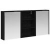 vidaXL Set ormarića za kupaonicu 3 kom. 126 x 16 x 62.5 cm