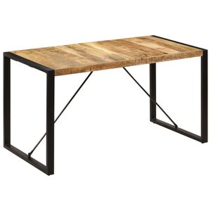 vidaXL Blagovaonski stol od masivnog drva manga 140 x 70 x 75 cm