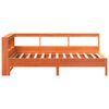 vidaXL Krevet s regalom za knjige bez madraca 75 x 190 cm od borovine