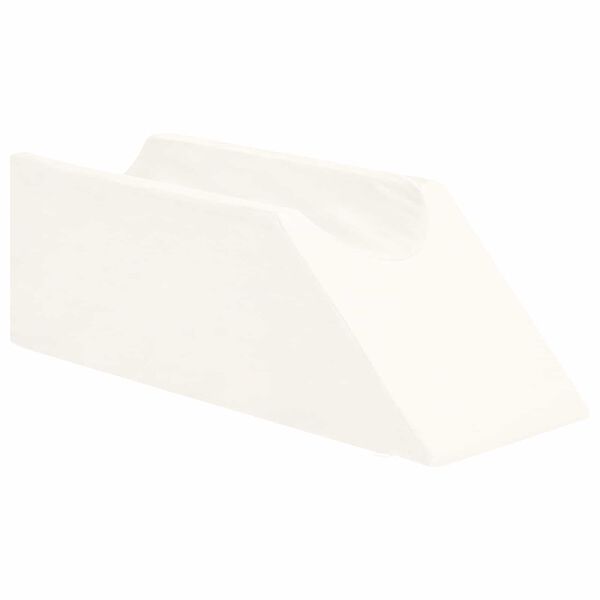 vidaXL Jastučić za noge Jednobojno Bijelo 68 x 25 x 21,5 cm PU pjena