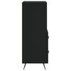 vidaXL Komoda crna 34,5 x 34 x 90 cm od konstruiranog drva
