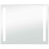 vidaXL Kupaonsko LED zidno ogledalo 80 x 60 cm
