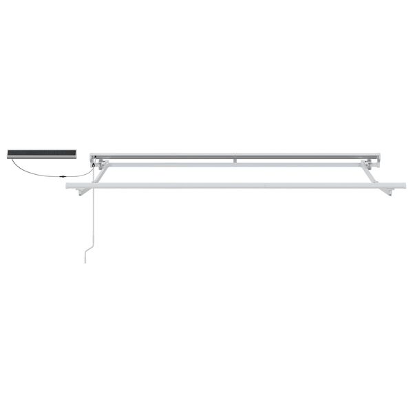 vidaXL Električna retraktabilna tenda Antracit 2,5 x 2 m