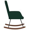 vidaXL Stolica za ljuljanje tamnozelena bar&scaron;unasta