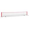 vidaXL Teniska mreža Crna i crvena 595 x 90,5 x 87 cm Poliester