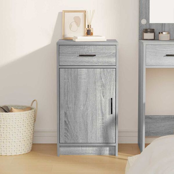 vidaXL Kreveta Siva Sonoma 40 x 40.5 x 75 cm Konstruirano drvo