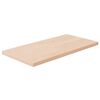 vidaXL Daska za police 40x20x1,5 cm neobrađena masivna hrastovina