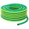 vidaXL Vrtno crijevo 5-slojno Zelena i žuta 25 mm PVC