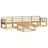 vidaXL Set vanjskih sofa 5 pcs Bijela 79 x 79 x 37 cm