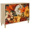 vidaXL Kreveta GENNEP Sonoma 102 x 33 x 75 cm Konstruirano drvo