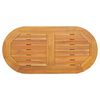 vidaXL Gornji dio stola Prirodna nafta 80 x 40 x 2 cm