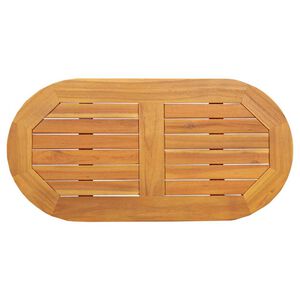 vidaXL Gornji dio stola Prirodna nafta 80 x 40 x 2 cm